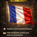 DRAPEAU FRANCAIS - L ÂME DE LA NATION 100X150 cm