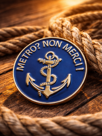 PINS “METRO NON MERCI”