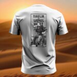 T-SHIRT BLANC "TIREUR DE LITRE"