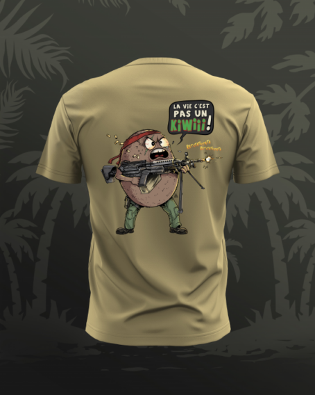 T-SHIRT MIXTE "LA VIE C'EST PAS UN KIWI" – Image 4