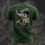 T-SHIRT KAKI POUR HOMME "LA BASE ARRIERE"