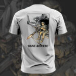 T-SHIRT BLANC POUR HOMME "LA BASE ARRIERE"