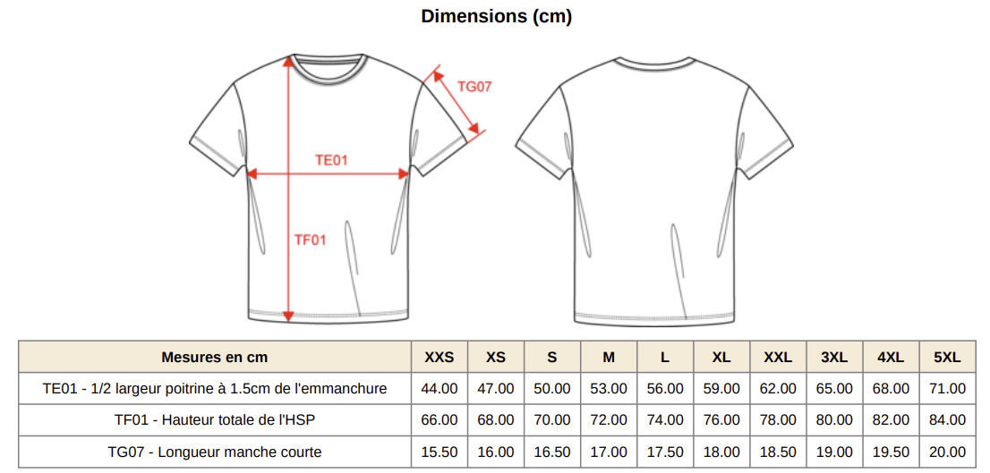 T-SHIRT VERT MIXTE " BM DOUBLE PIED " – Image 4