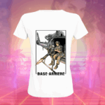 T-SHIRT BLANC POUR FEMME "LA BASE ARRIERE"