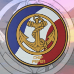 STICKER TROUPE DE MARINE ( 13 cm )