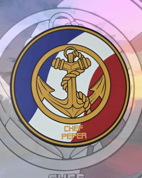 STICKER TROUPE DE MARINE ( 13 cm )