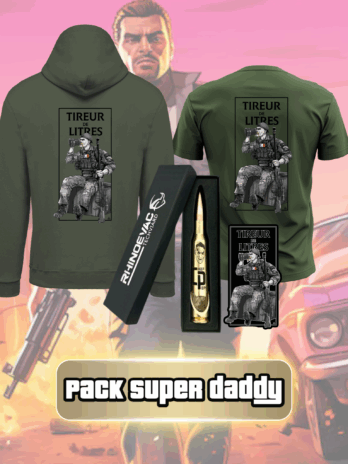 PACK SUPER DADDY (SWEAT-T-SHIRT-DECAP-STICKERS)