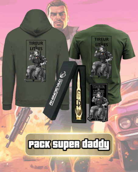 PACK SUPER DADDY (SWEAT-T-SHIRT-DECAP-STICKERS)
