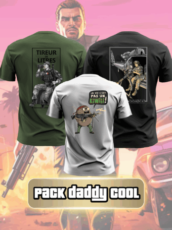 PACK DADDY COOL ( 3 T-SHIRT AUX CHOIX )