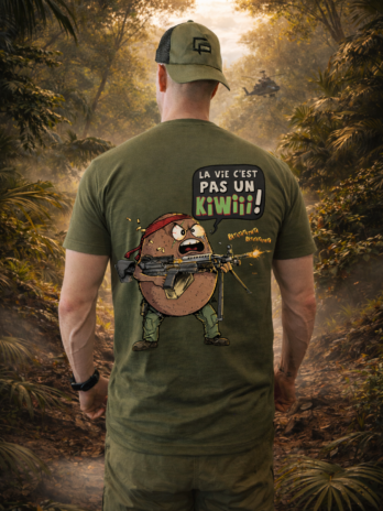 T-shirt humour –”LA VIE C’EST PAS UN KIWI”