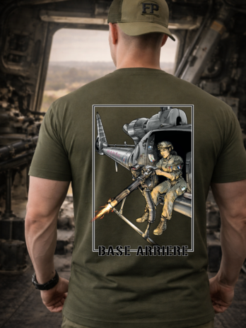 T-shirt humour –  “LA BASE ARRIÉRE”