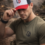 Casquette Trucker Rouge Blanc Bleu Homme | Style US - Chef Peper