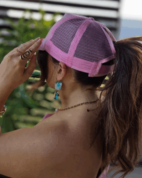 Casquette Rose pailletée – Image 5