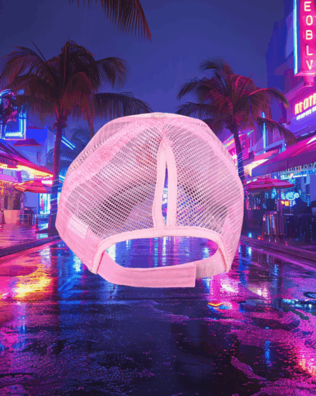 Casquette Rose pailletée – Image 3