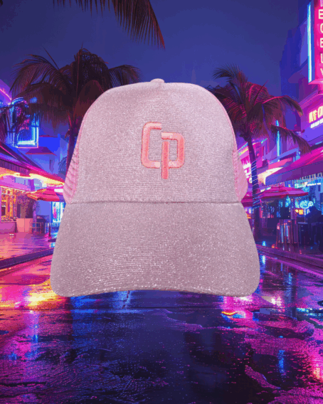 Casquette Rose pailletée – Image 2