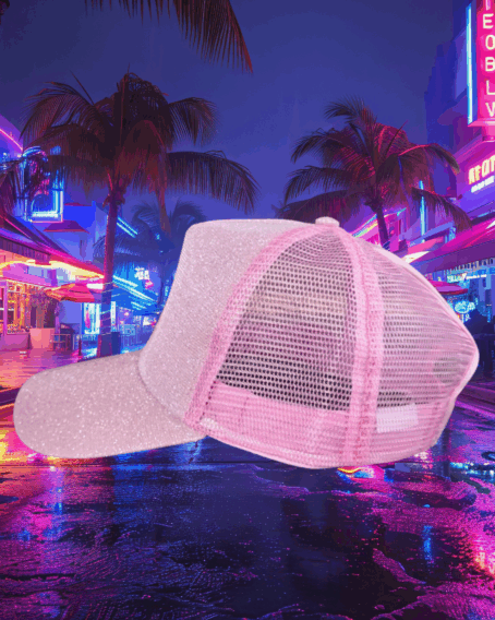 Casquette Rose pailletée – Image 4