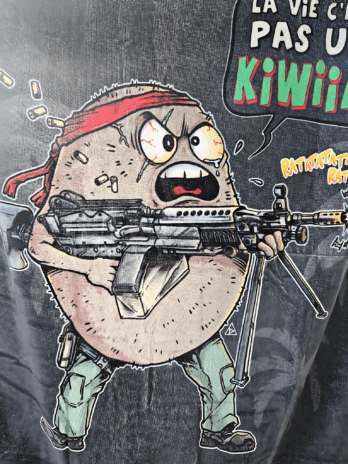 Serviette de plage « la vie c’est pas un kiwi »
