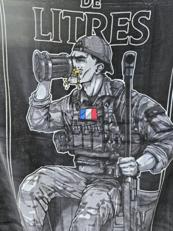 Serviette de plage « Tireur de litre »