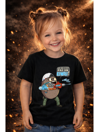 T-shirt enfant Chef Peper “La vie c’est pas un kiwi”