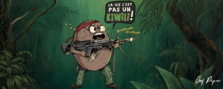 TASSE "La vie c'est pas un kiwi" vert – Image 2