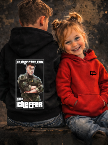 Sweat enfant Chef Peper – “Chef c’est fait pour cheffer” | Sweat streetwear enfant