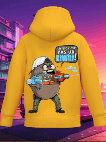 SWEAT ENFANT “LA VIE C’EST PAS UN KIWI “