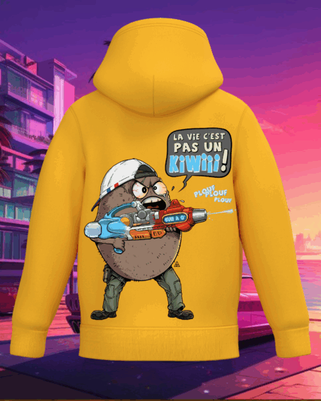 SWEAT ENFANT "LA VIE C'EST PAS UN KIWI "