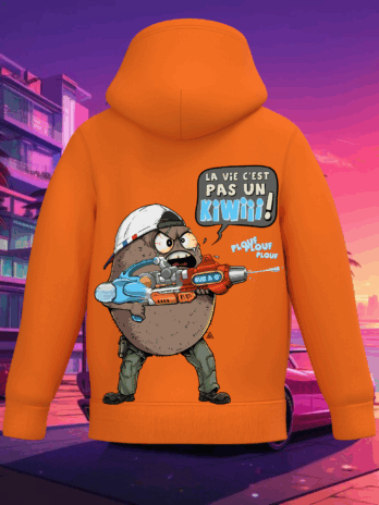 SWEAT ENFANT “LA VIE C’EST PAS UN KIWI “
