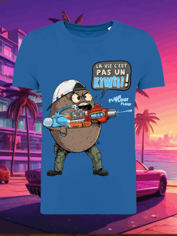 TSHIRT ENFANT “LA VIE C’EST PAS UN KIWI “