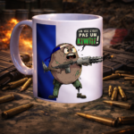 TASSE "kiwi patriote " bleu blanc rouge