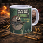 TASSE "La vie c'est pas un kiwi" vert