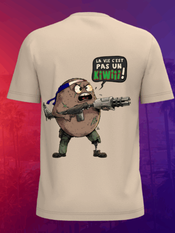 T-SHIRT MIXTE “LE KIWI PATRIOTE”