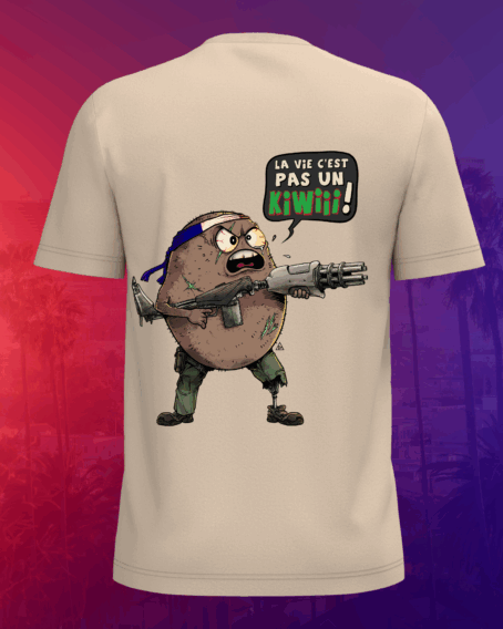 T-SHIRT MIXTE "LE KIWI PATRIOTE"