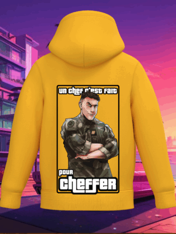 SWEAT ENFANT “UN CHEF S’EST FAIT POUR CHEFFER “