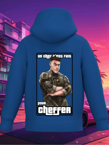 SWEAT ENFANT “UN CHEF S’EST FAIT POUR CHEFFER “