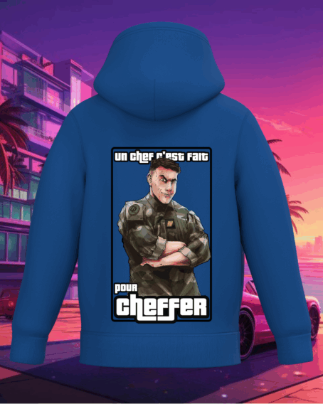 SWEAT ENFANT "UN CHEF S'EST FAIT POUR CHEFFER "