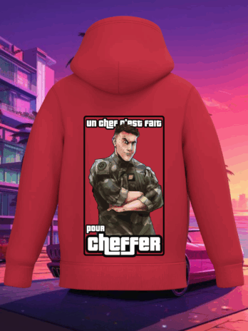SWEAT ENFANT “UN CHEF S’EST FAIT POUR CHEFFER “