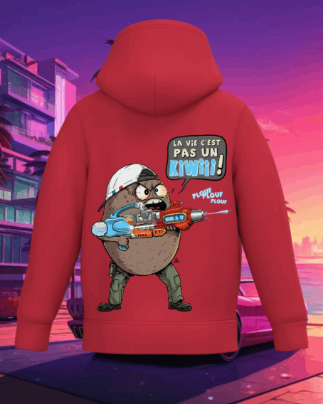SWEAT ENFANT "LA VIE C'EST PAS UN KIWI "