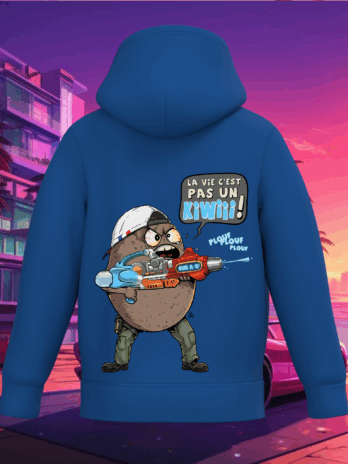 SWEAT ENFANT “LA VIE C’EST PAS UN KIWI “