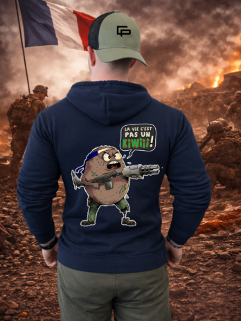 Sweat streetwear humour “KIWI PATRIOTE “