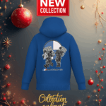 SWEAT ENFANT "BM DOUBLE PIED" BLEU