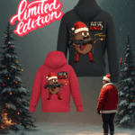 PACK FAMILLE 2 SWEATS " KIWI PERE NOËL"  ADULETE&ENFANT