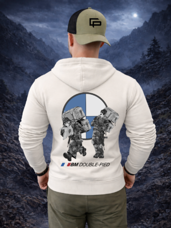 Sweat streetwear humour – “BM DOUBLE PIED”