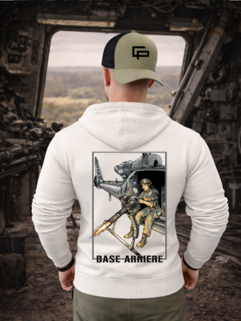 Sweat streetwear humoristique – “BASE ARRIÈRE”