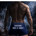 Boxer homme humour "Toujours prêt à tirer" – Boxer original | Chef Peper