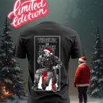 T-SHIRT EN EDITION LIMITÉE “TIREUR DE LITRES NOËL”