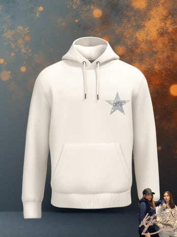 SWEAT KFOREVER “ÉTOILE ARGENTÉE” Ivory