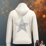 SWEAT KFOREVER “ÉTOILE ARGENTÉE” Ivory