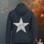 SWEAT KFOREVER “ÉTOILE ARGENTÉE” Blue Navy