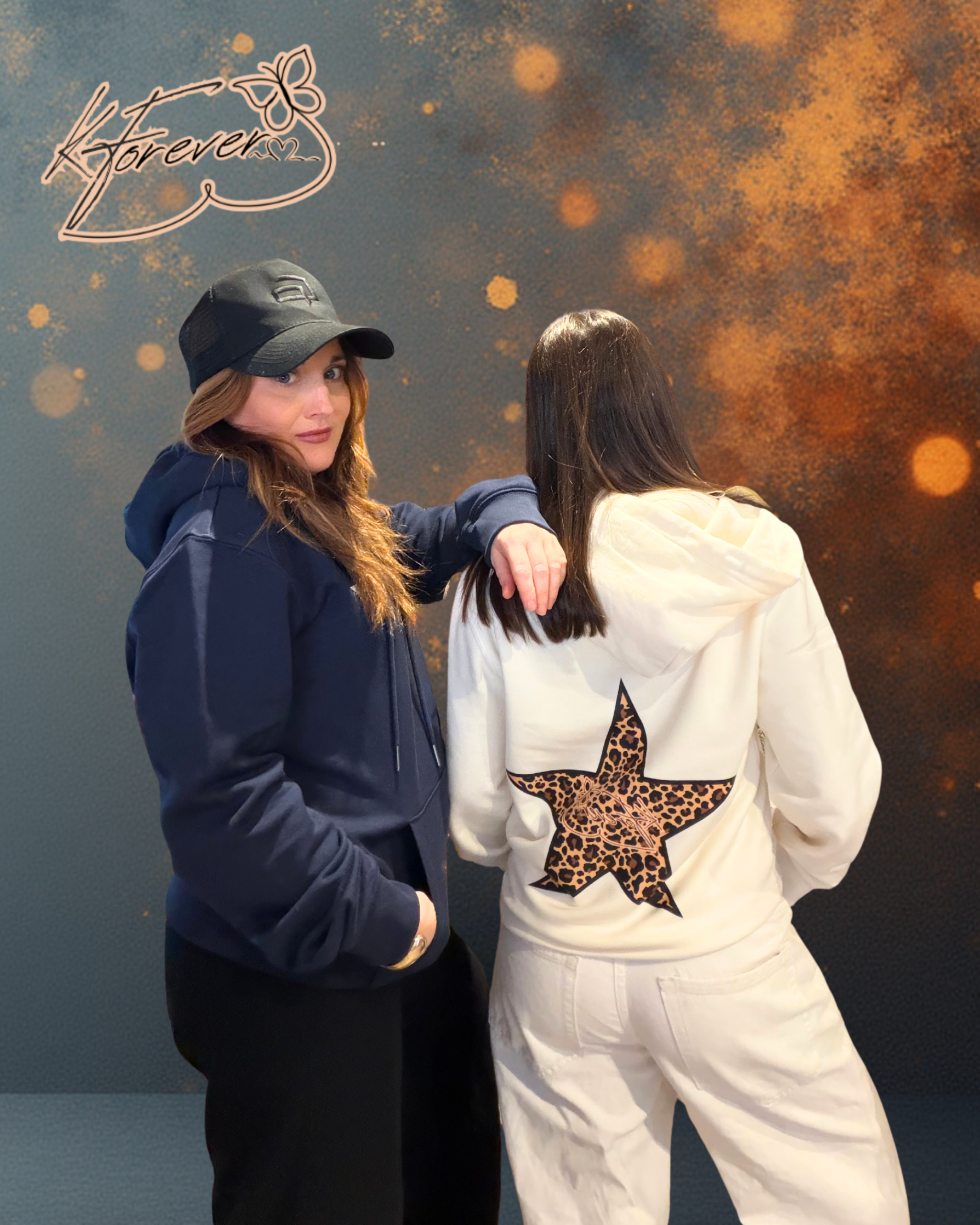 SWEAT KFOREVER “ÉTOILE LÉOPARD” Blue Navy – Image 5